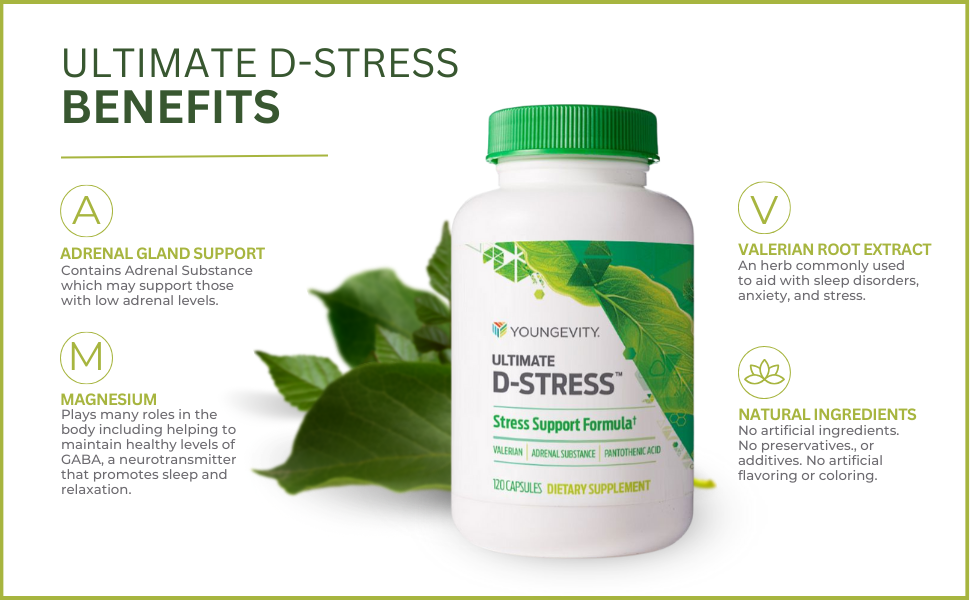 Youngevity SUPRALIFE D Stress - 120 Capsules