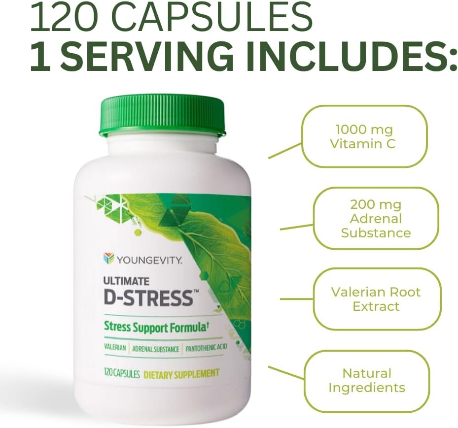 Youngevity SUPRALIFE D Stress - 120 Capsules