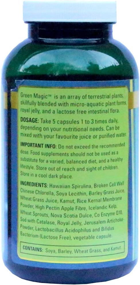 Green Magic Capsules - All Naturally Organic Superfood