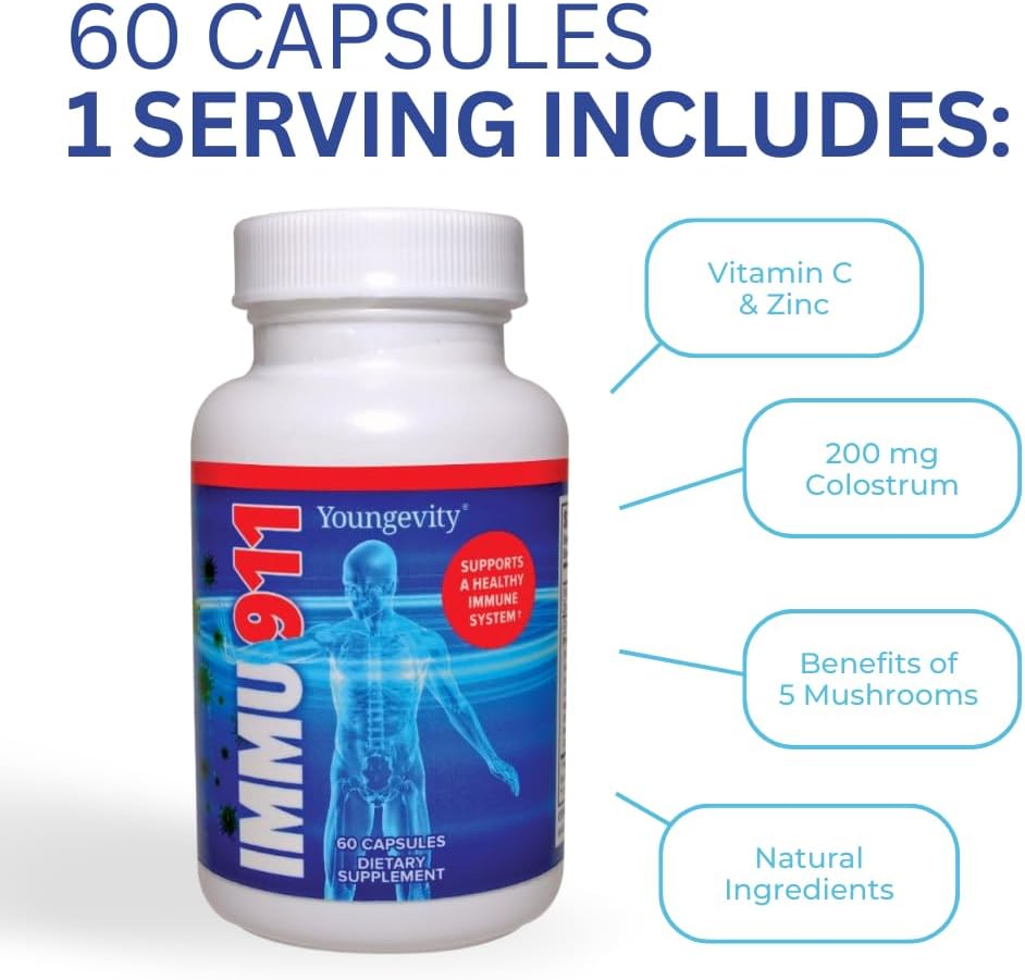 Supralife Immu-911 60 Capsules FREE SHIPPING - Dr Wallach