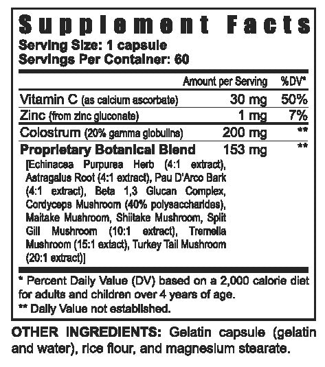 Supralife Immu-911 60 Capsules FREE SHIPPING - Dr Wallach