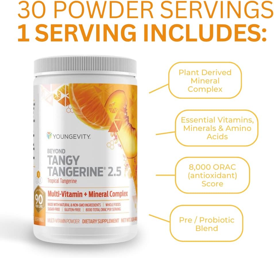 Youngevity Beyond Tangy Tangerine BTT 2.5 Dr. Wallach - FREE SHIPPING 3-Pack